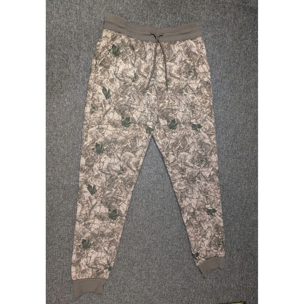 Hollywood The Jean People Sherpa Lined Camouflage Sweatpants Joggers Size Small